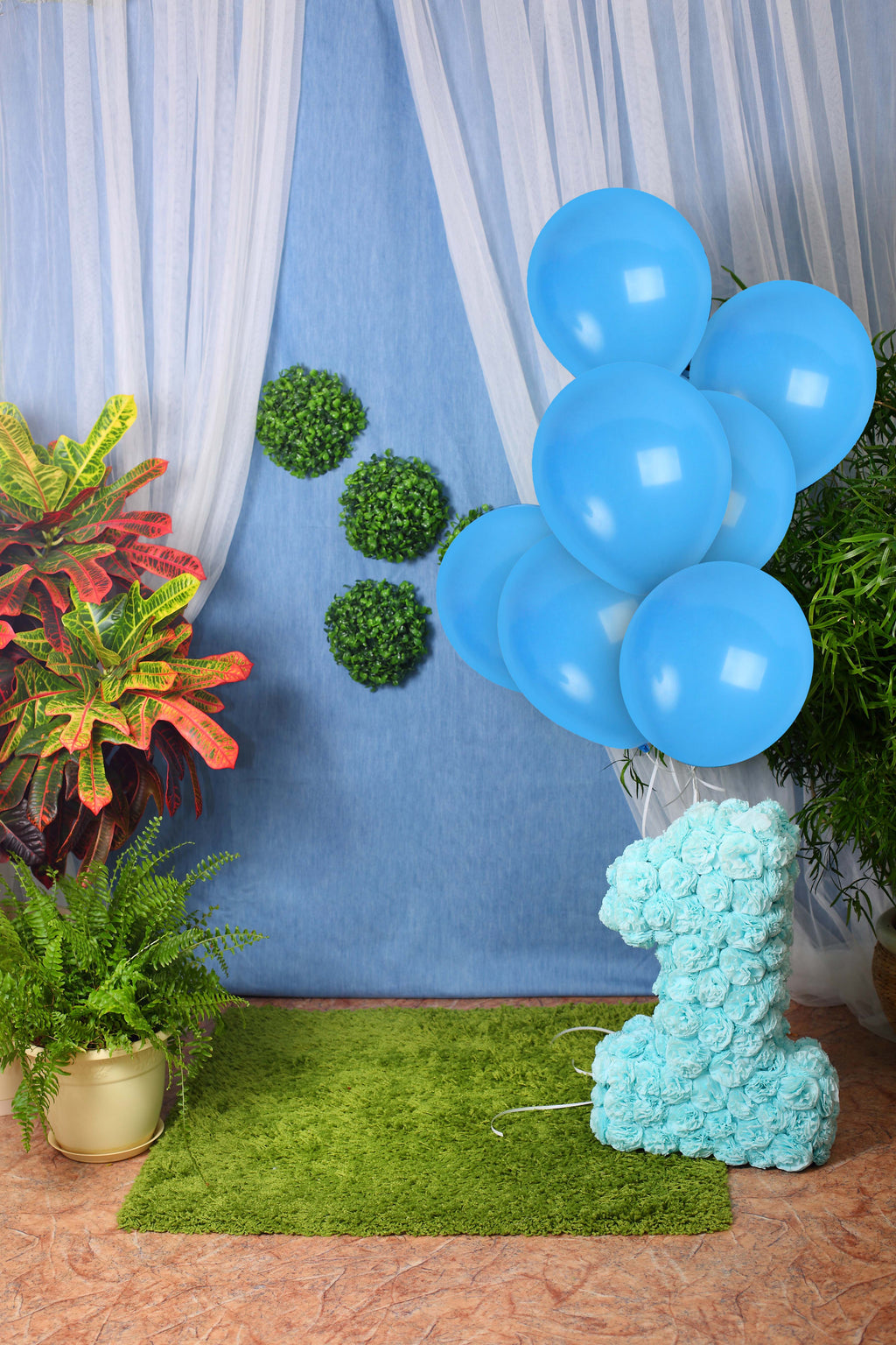 Light Blue Balloons - 12 Inch Latex Balloons