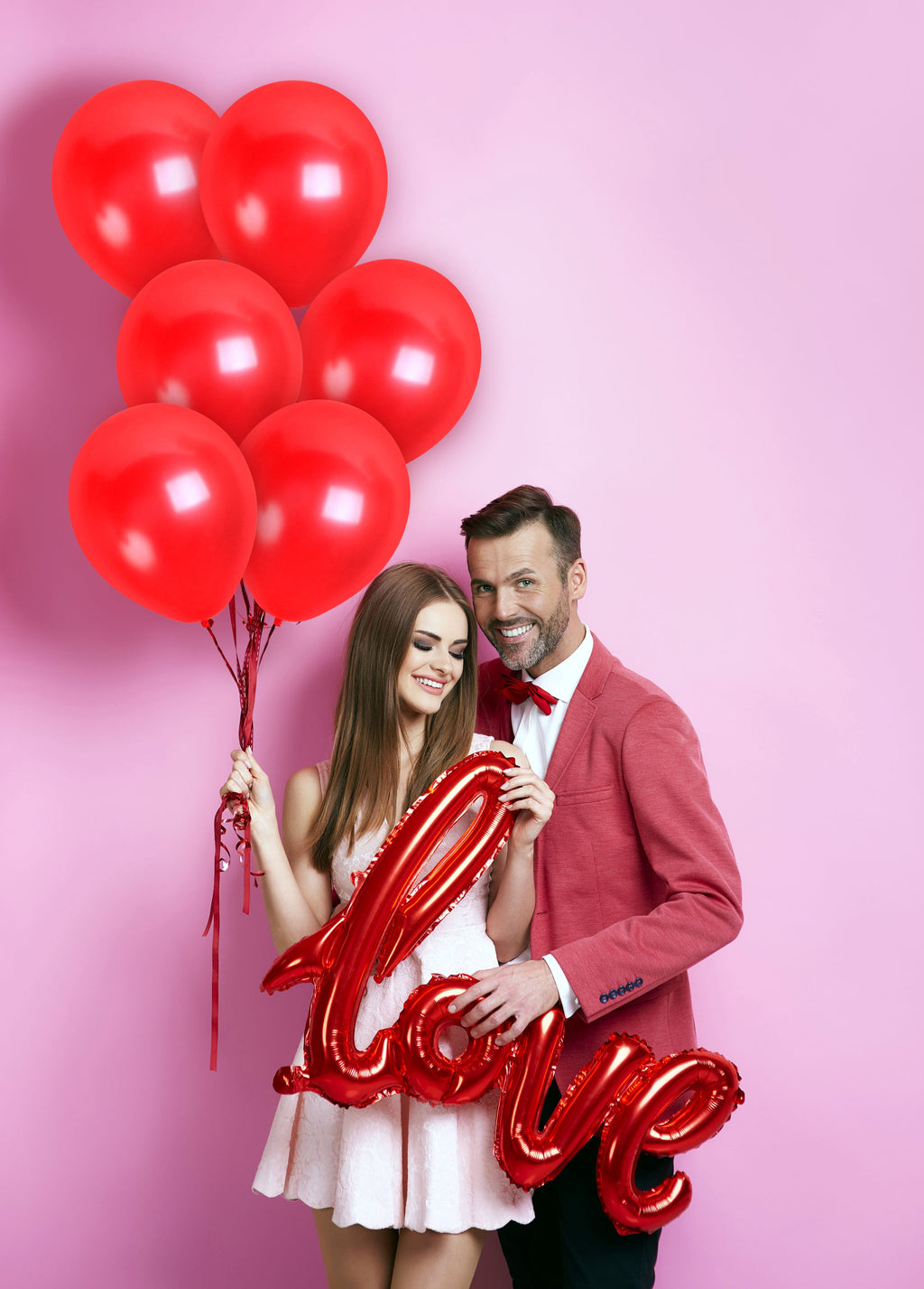 Pearlescent Red Balloons - 12 Inch Latex Balloons