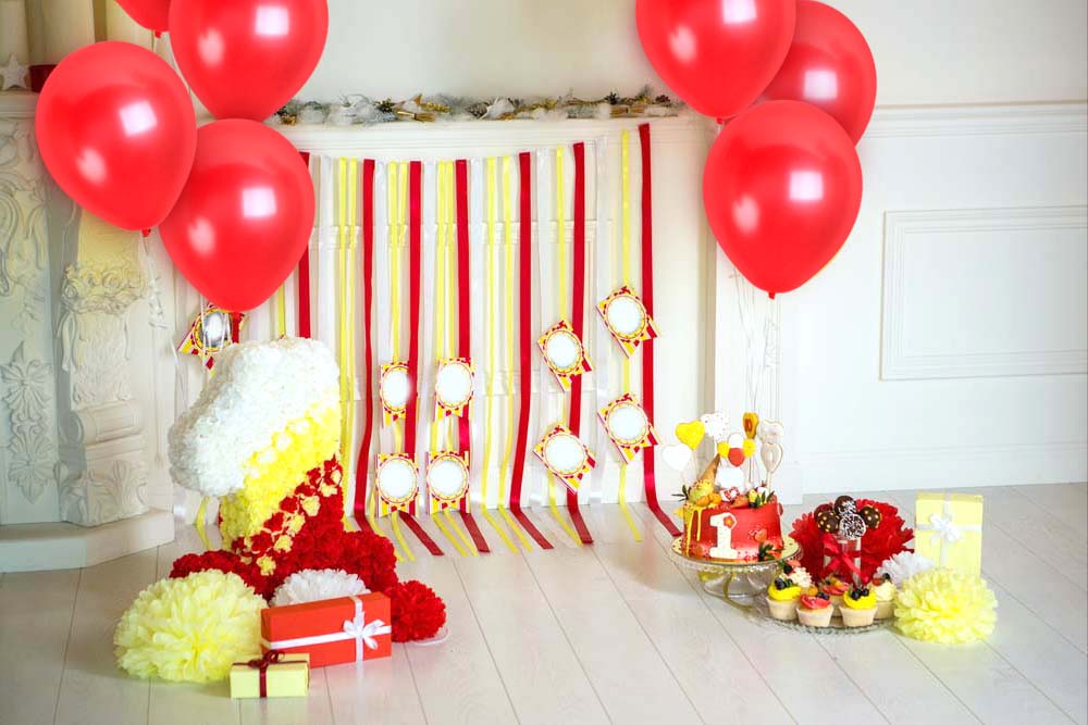 Pearlescent Red Balloons - 12 Inch Latex Balloons