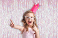 Iridescent Foil Fringe Curtain - 3ft x 8ft Tinsel Curtain