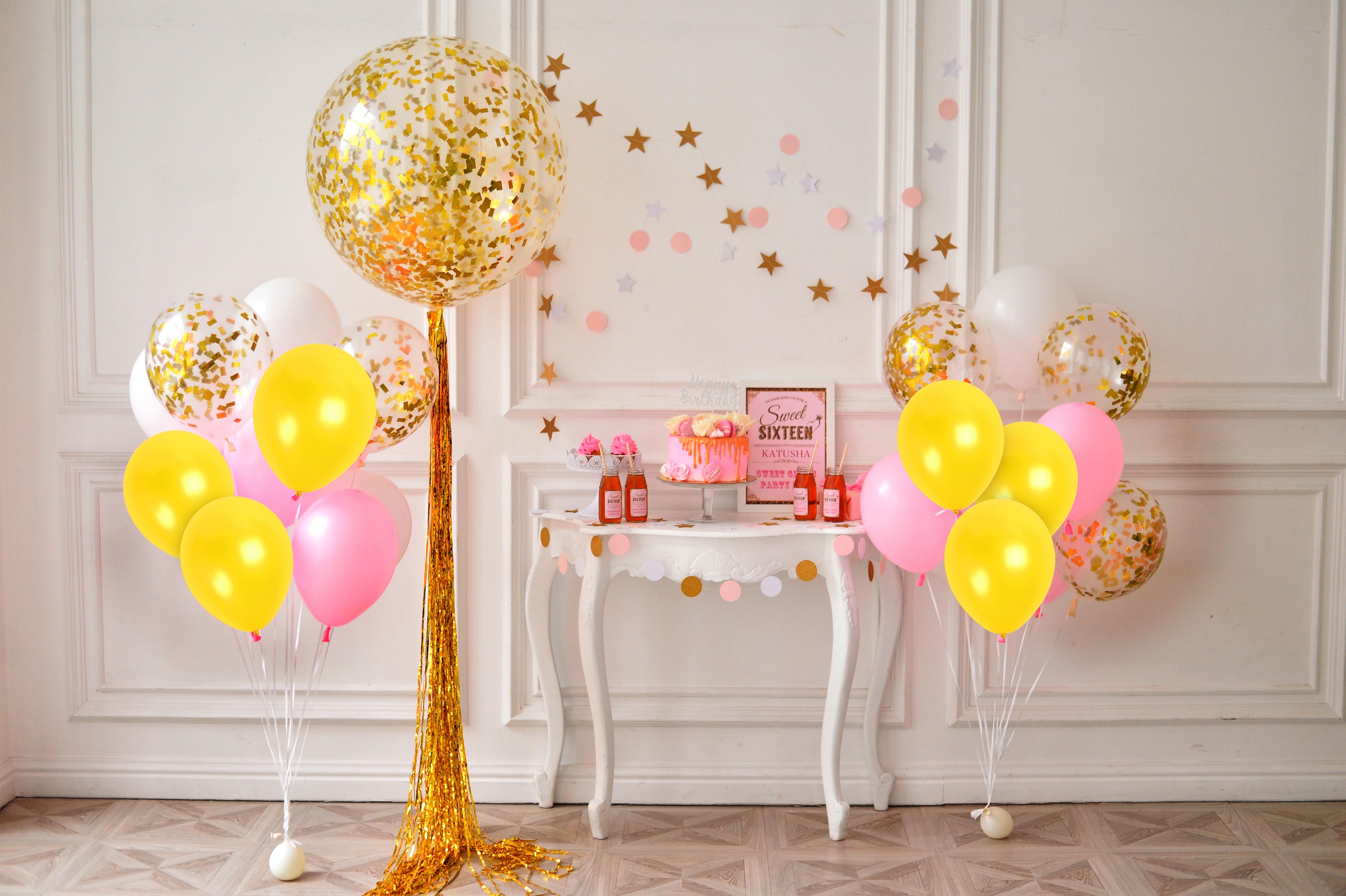 Pearlescent Yellow Balloons - 12 Inch Latex Balloons