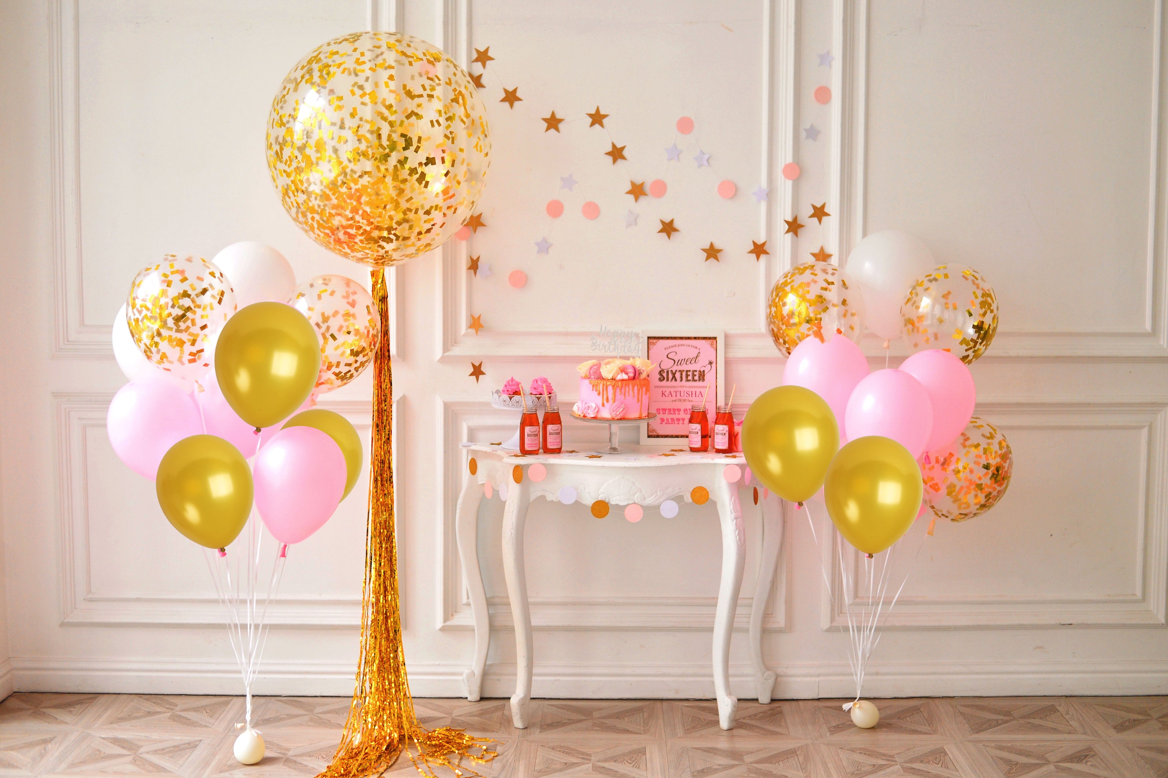 Pearlescent Gold Balloons - 12 Inch Latex Balloons