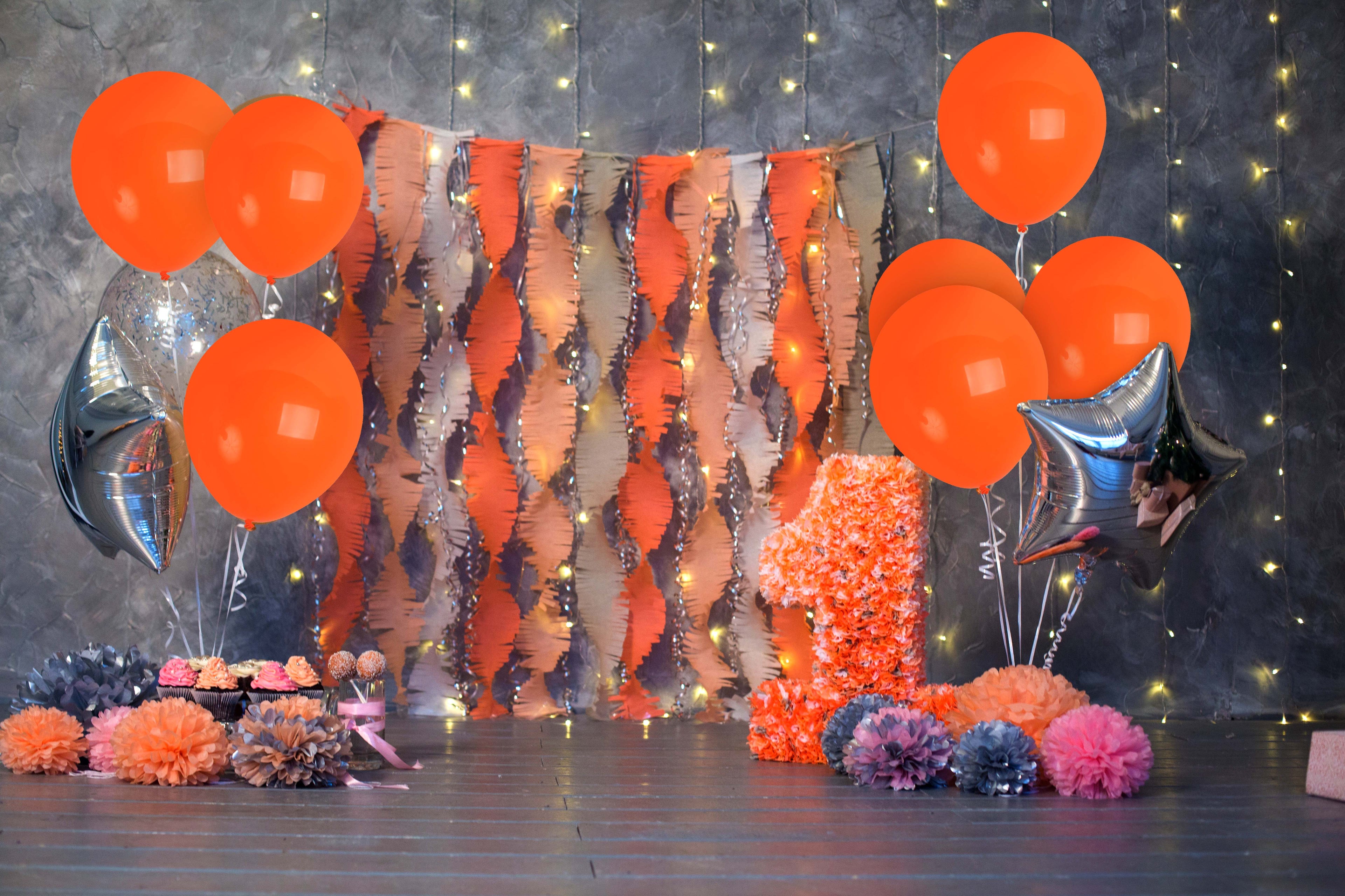 Orange Balloons - 12 Inch Latex Balloons