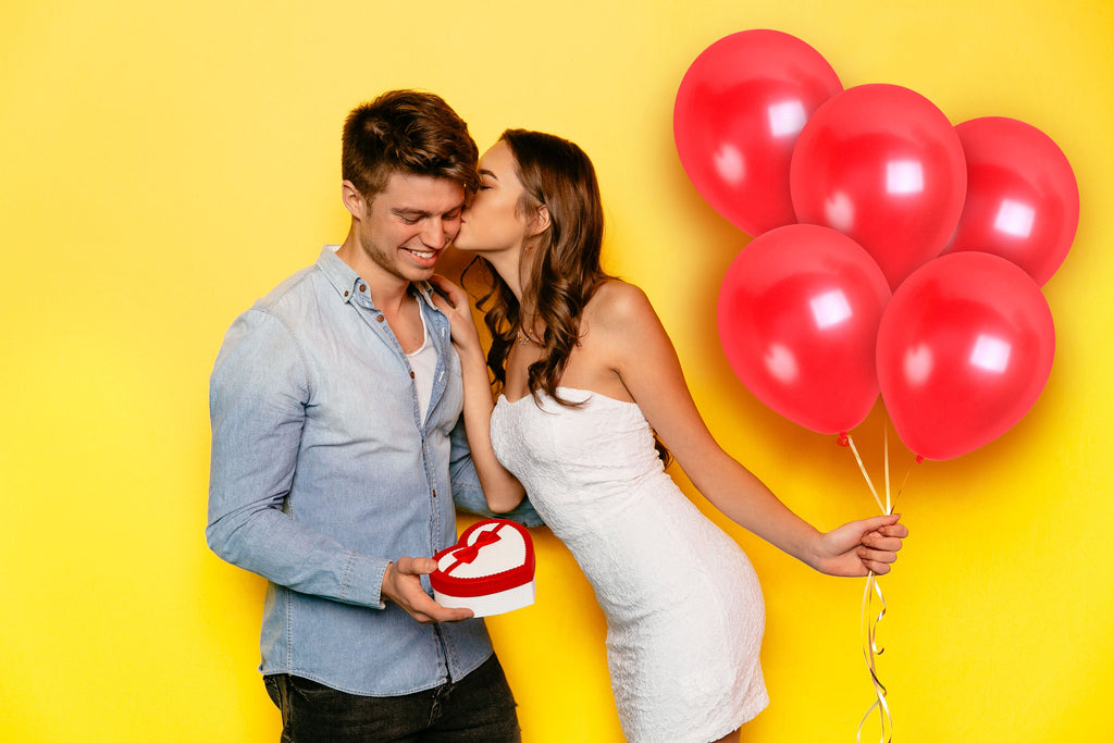 Pearlescent Red Balloons - 12 Inch Latex Balloons