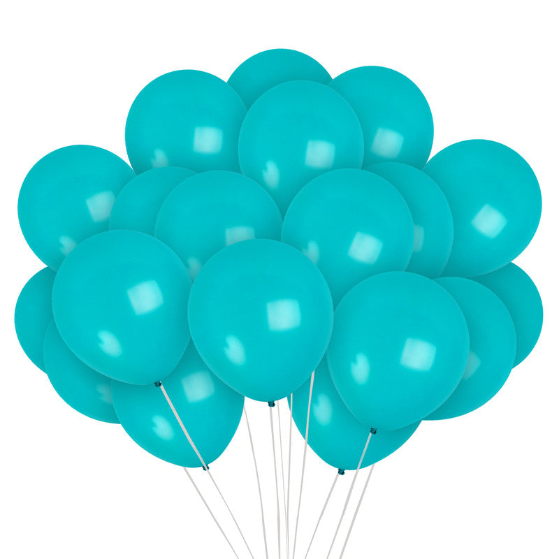 Turquoise Balloons - 12 Inch Latex Balloons